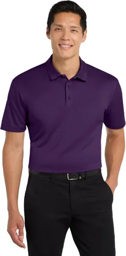 Vista 15 de Port Authority Polo unisex de seda Touch Performance Negro