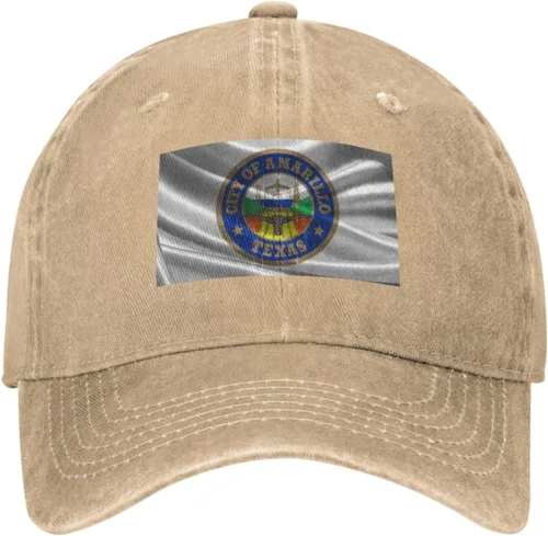 Vista 13 de Amarillo Texas Seal Baseball Cap for Men Women Hats Adjustable Dad Hat Cotton Caps