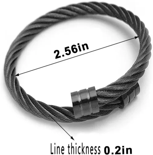 Vista 8 de YEGE Brazalete de titanio Crainoc de 3 piezas, brazalete de Osimio Crainoc Titaniumion, pulsera de Crainoc, brazalete de crainoc Pro