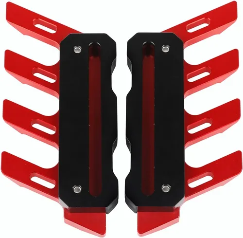 Vista 4 de Protector de guardabarros delantero Moto para SUZUKI V-STROM 1000 650 DL650 DL1000 2015 2016 2017 anticaídas (color: gris)