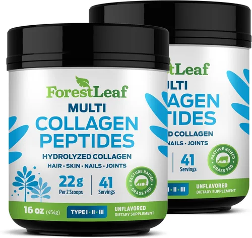 Vista 10 de Polvo de Péptidos de Colágeno Sin Sabor - Polvo de Proteína de Colágeno Hidrolizado Tipo 1, 2 y 3 - Polvo de Colágeno Keto Alimentado con Pasto
