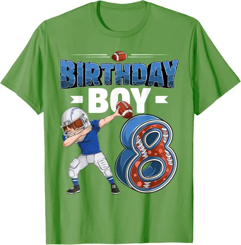 Vista 16 de Dabbing Boy - Camiseta de 8 años de fútbol americano americano, Negro, S