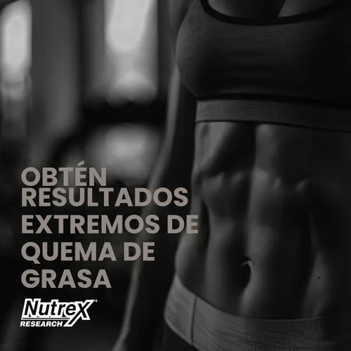 Vista 3 de Nutrex Research Cápsulas dietéticas Lipo-6 Hardcore Energy, 60