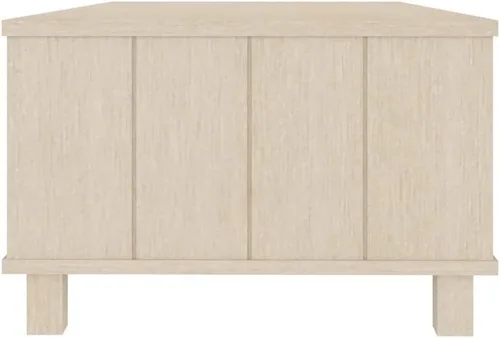 Vista 7 de Mesa auxiliar, para sala de estar, mesa de hogar, cajón, 1 partición, para espacios pequeños, revistas, libros y plantas, color marrón miel, 39.4 x