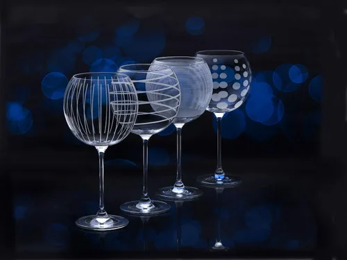 Vista 4 de Mikasa Cheers Balloon Goblet Copa de vino, 24.5 onzas, juego de 4, transparente