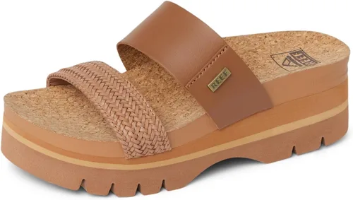 Vista 11 de REEF Sandalias Cushion Vista Higher Slide para mujer Negro