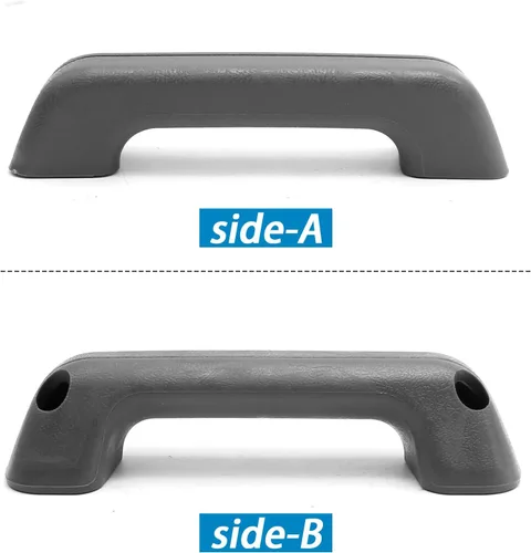 Vista 6 de Tirador de puerta con reposabrazos gris 80940-15G00, repuesto para Nissan Navara Hardbody D21 D22 1986-1997 Reemplazo para Frontier Datsun 720