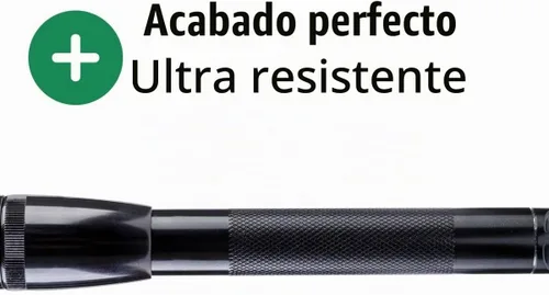 Vista 2 de Maglite - Linterna de LED con soporte y 2 baterías AA Mini Pro +. Color negro