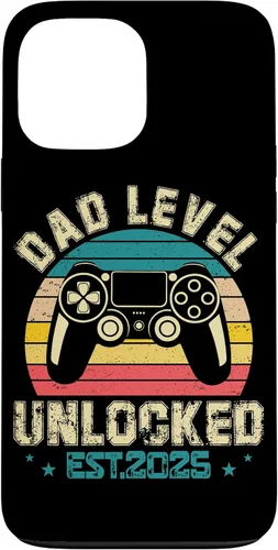 Vista 23 de iPhone XR Dad Level Unlocked EST.2025 Retro Style Case