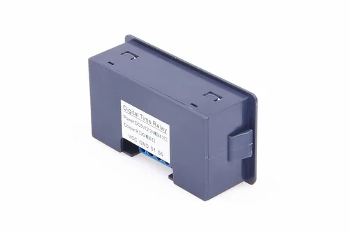 Vista 6 de Interruptor de relé automotriz de 1500 W CC 12 V (11-14 V), tablero de relé de retardo de tiempo digital con pantalla LED de doble