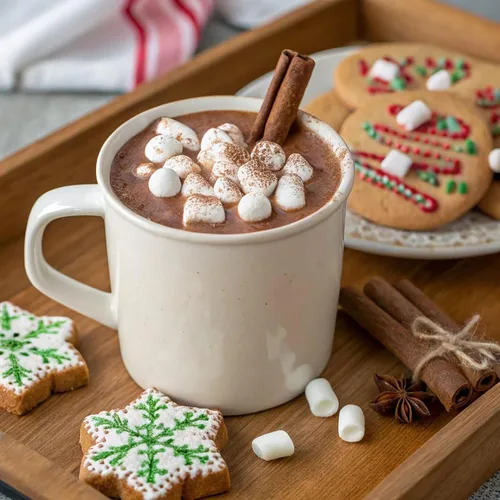 Vista 4 de Caffe D'Vita Mezcla de cacao caliente - Mezcla de chocolate caliente, sin gluten, baja en grasa, sin colesterol, sin aceites hidrogenados, sin