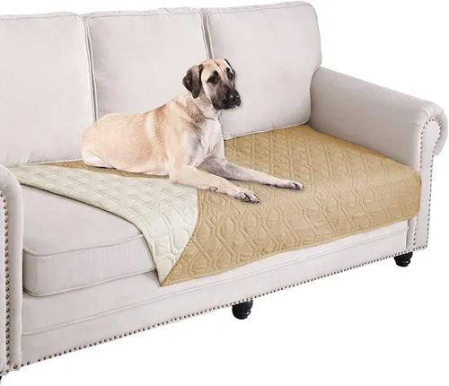 Vista 96 de Ameritex Manta Impermeable Reversible Cubierta para Cama de Perro Manta para Mascotas para Muebles Cama Sofá Sillón