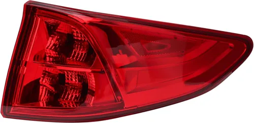 Vista 159 de Ensamble de luz trasera exterior TRQ para lado del conductor izquierdo trasero. Compatible con Toyota Corolla XLE 2020, 2021, 2022 y Toyota Corolla
