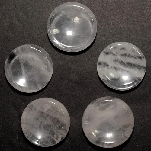 Vista 3 de HQRP Soporte de cuarzo transparente de 1.575 in para esferas/huevos piedra de preocupación pulida piedra preciosa natural cristal mineral meditación
