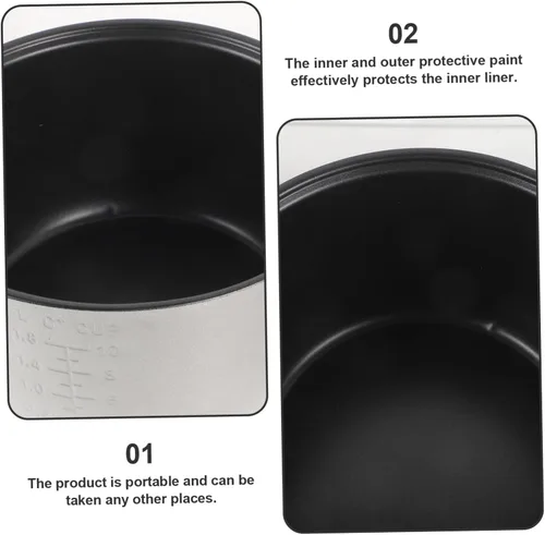 Vista 9 de Luxshiny Recipiente de arroz de repuesto para olla interior de 4 L antiadherente interior olla de cocción interna olla a presión eléctrica Pot Liner