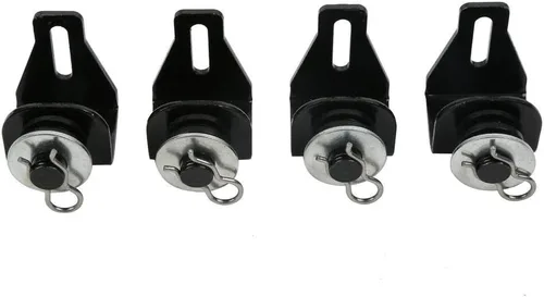 Vista 7 de TCT-MOTORPARTS Juego de soportes de conversión para bolsa de sillín resistente para Harley Softail modelos 1984-2017 Fatboy FLSTF EFI FLSTFI Bad Boy