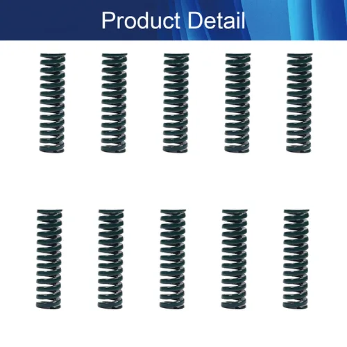Vista 4 de 10 piezas de molde de carga de compresión muelle largo espiral estampado carga extra pesada para equipos mecánicos 3D impresora accesorios verde