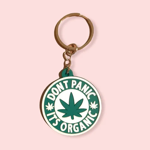 Vista 4 de Juego de 3 llaveros de marihuana, Multicolor, S