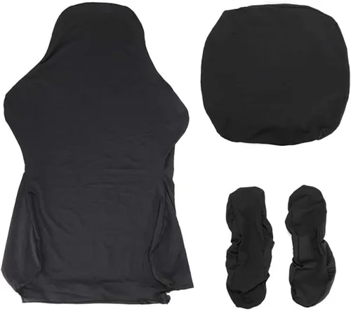 Vista 5 de Funda elástica para silla de juegos, lavable, funda protectora elástica para silla de juegos de oficina (color A: A)