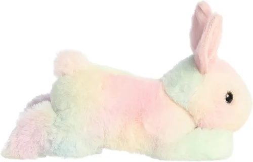 Vista 3 de Aurora Adorable Mini Flopsie Spring Time Bunny - Animal de peluche - Facilidad juguetona - Compañeros atemporales - Pastel 8 pulgadas