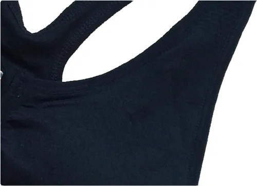 Vista 3 de Brasieres deportivos con cierre frontal de mujer, espalda cruzada, ideales para yoga