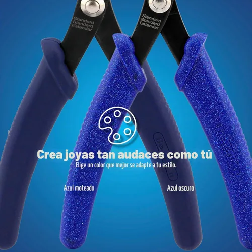Vista 6 de Herramienta de Crimpado Beadalon Estándar - Compatible con Cuentas de Engaste #1-3, Tubos de Engaste #2-3, Azul Oscuro, 13.3 cm / 5.25 in