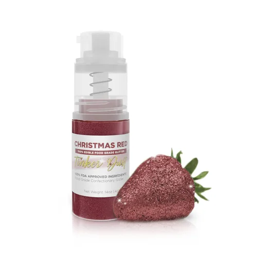 Vista 24 de Bakell - Brillantina Negra Tinker Dust (4g, 1x Mini Bomba de Pulverización) Brillantina Comestible para Alimentos, Postres y Bebidas! Negro