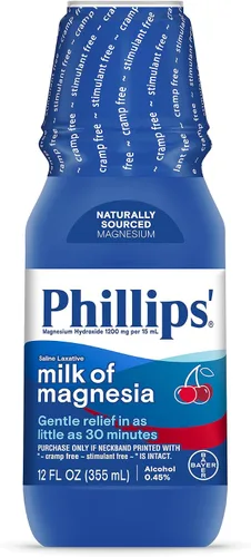 Vista 14 de Phillips' Leche de magnesia, laxante, original, 4 onzas (paquete de 6) – El embalaje puede variar