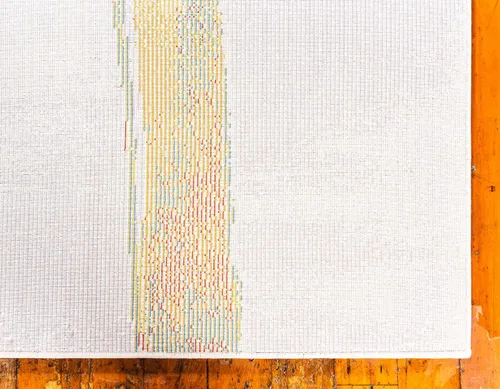 Vista 9 de Tapete abstracto Unique Loom, colección Estrella, moderno, multiárea, Polipropileno, beige, amarillo (Beige/Yellow)