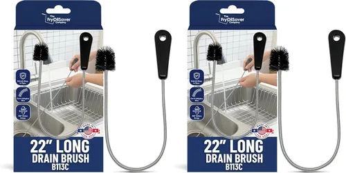 Vista 10 de FryOilSaver Co. B313C - Cepillo de tubería largo flexible de 48 pulgadas Herramienta de limpieza de drenaje de CA Desatascador de línea