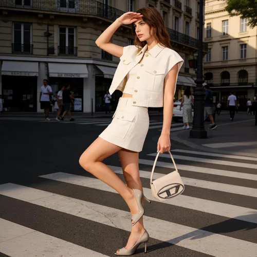 Vista 2 de Eldof Zapatos de tacón alto con punta abierta para mujer, con puntera abierta, para boda, sexy, para novia, clásicos, de 3.5 pulgadas Beige