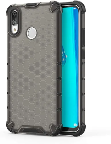 Vista 115 de Pzwoxukhov Funda compatible con Huawei Nova 3i, compatible con Huawei P Smart+ 2018 Honeycomb Anti-Drop Shock-Absorbing Case Negro