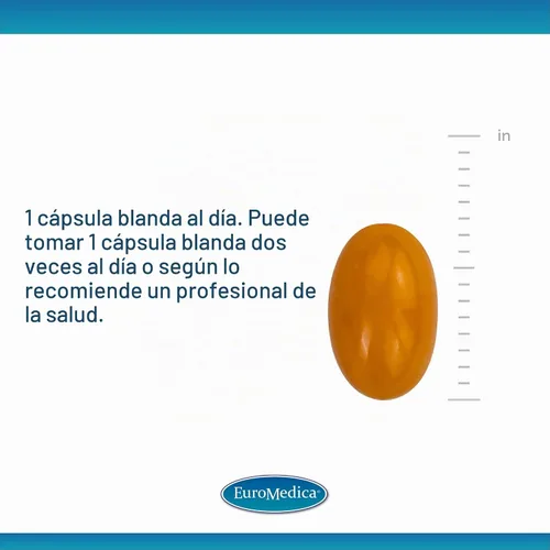 Vista 4 de EuroMedica CuraPro 750 mg - Apoyo para la salud del cerebro y el corazón