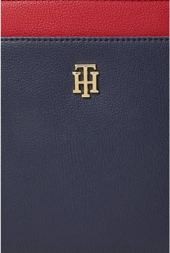 Vista 4 de Tommy Hilfiger Antonella II-Crossbody-Pebble PVC azul marinorojopiedra, talla única, Azul marinorojopiedra, talla única