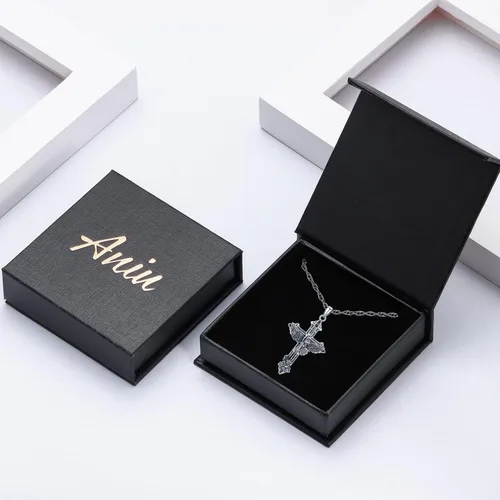 Vista 7 de Aniu Collar de plata de ley S925 de San MiguelSan CristópaloSan BenitoSan Jesús para hombres y mujeres, arcángel, RaguelUriel, colgante de amuleto