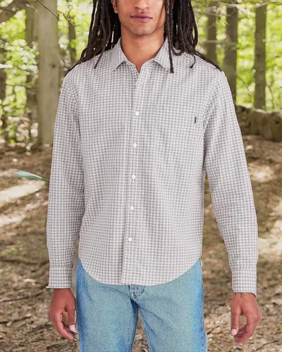 Vista 3 de Dockers Camisa casual de manga larga para hombre (regular y grande y alto)