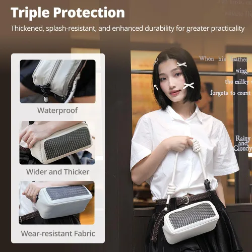 Vista 4 de AMBITFUL Neo One N1 - Bolsa de acción para cámara de acción, bolsa cruzada impermeable compatible con DJI Osmo Pocket 3, Xtra Muse, Insta360 Ace Pro