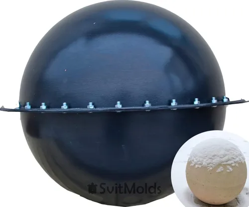 Vista 7 de SvitMolds Molde de esfera de media bola, molde de decoración de jardín, molde de cemento de hormigón, molde semishpere, moldes de piedra Atlas