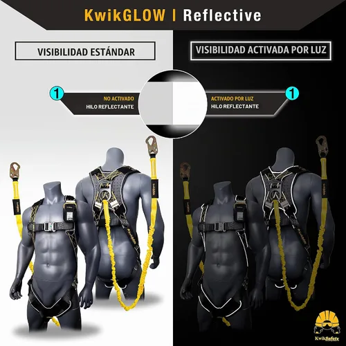 Vista 5 de KwikSafety SCORPION Safety Harness ANSI OSHA Fall Protection Gear