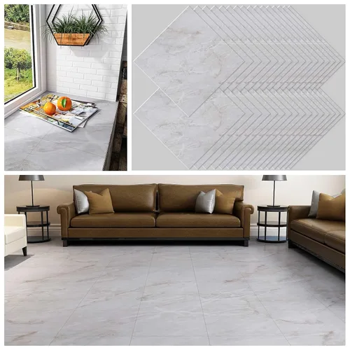 Vista 20 de CHICHOME Paquete de 6 azulejos de suelo impermeables de 12 x 12 pulgadas para despegar y pegar, azulejos de vinilo autoadhesivos extraíbles