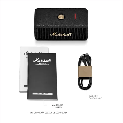 Vista 9 de Marshall Emberton III - Altavoz Bluetooth portátil, diseño resistente e impermeable IP67, sonido estéreo fuerte, graves profundos con tiempo