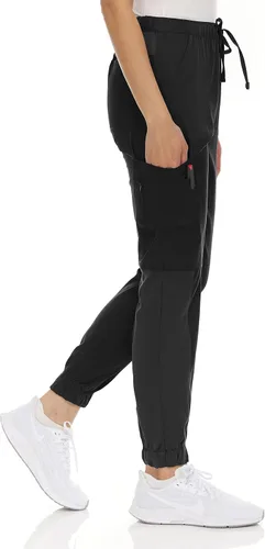 Vista 6 de MediChic Scrubs - Pantalones deportivos de malla con seis bolsillos