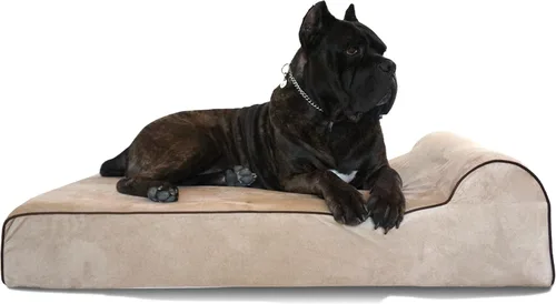 Vista 8 de Bully Beds Cama ortopédica para perros – Cama de espuma viscoelástica para perros artríticos y ancianos – Cama para perros lavable a máquina