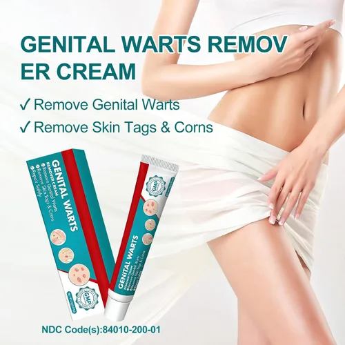 Vista 4 de Crema eliminadora de verrugas, crema para verrugas genitales, verrugas, verrugas plantares, verrugas comunes, maíz, Flat Wars NDC (84010-200-01)