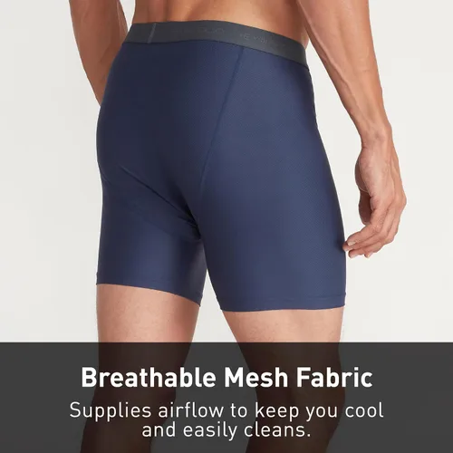 Vista 4 de ExOfficio Bóxer Give-n-go 2.0 para hombre, ropa interior fresca y cómoda