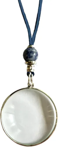 Vista 30 de by Wendra Collar con aumento, elementos naturales para aumentar la visión y la energía. ¡Deja tus lentes de lectura en casa! La Loupe