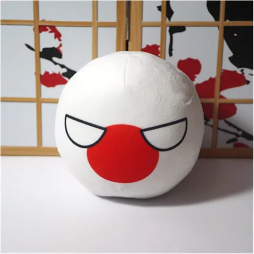 Vista 70 de Polandball Countryballs Muñeco de peluche Ucrania España Hungría Portugal Rumanía Grecia Austria México Polonia Ball (15,3.8 pulgadas)
