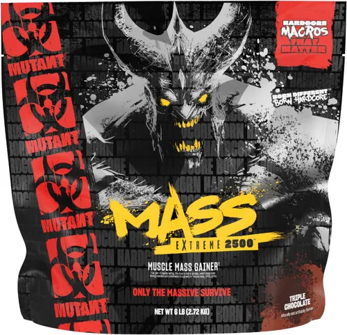 Vista 16 de Mutant Mass Proteína en polvo de ganancia de masa de peso, proteína en polvo alta en calorías para ganancia de masa, galletas y crema, 5 libras