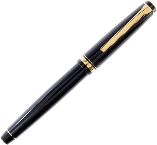 Vista 2 de Pilot Pluma estilográfica de colección Namiki Falcon, Negro/Dorado