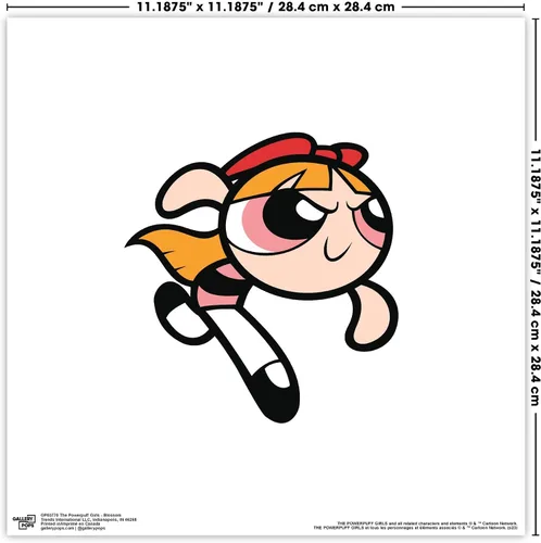 Vista 4 de Trends International Gallery Pops Cartoon Network The Powerpuff Girls - Paquete de arte de pared de personajes (paquete de 3)